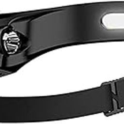 Care 4 Led Headlamp Flashlight,Rechargeable Headlamps with Motion Sensor, 3.2oz Lightweight Headlight, 230° Illumination, 5 Modes Wide Beam Head Lamp for Camping, Running, Hiking, Hard Hat Headlight-8