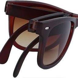 Unisex Folding Blue Light Blocking Anti Glare UV Protected Square Computer Eyeware (Brown), Standard-image-18