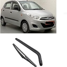 CLOUDS Plastic Rubber Rear Wiper Blade Set for Hyundai I-10 - Pack of 2-image-0