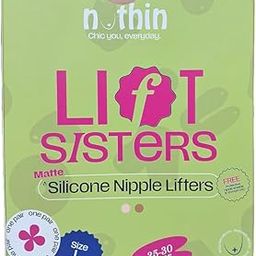 Nuthin Lift Sisters Caramel | Silicone Push-Up Bra Inserts for Instant Lift & Cleavage | Lightweight, Sweat-Resistant, Reusable Enhancers-image-21
