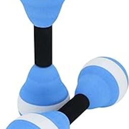 Fashion My Day® Aquatic Dumbbells Water Aerobic Exercise for Training Workouts Swimming Pool Blue and White| Sports Fitness|Outdoor Recreation|Water Sports|Swimming|Training Equipment|Swim Belts-image-56
