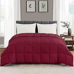 GREENPORT All Season AC/Summer/Winter Comforter for Single & Double Bed | 500 GSM Ultra-Soft Solid Microfiber Quilt/Rajai | Machine Washable Luxury Blanket/Duvet. (Maroon, Single Bed 60 * 90)-picture-8