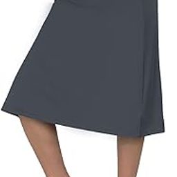 Women's Midi Length Skorts Skirts with 3 Pockets Modest Skirts Women's 24" Knee Length Skort-image-8
