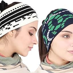 Pack of 2, Unisex Warm Woolen Headband Ear Warmer Earmuffs Ear Cap Ear Cover Winter Accessories Multicolor-image-59