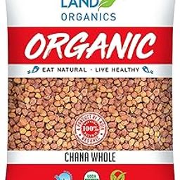 Natureland Organics Chana whole 1 Kg - Organic Healthy Pulses-image-34