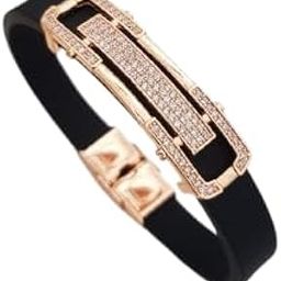 Imitation Bracelet Men's Morden Bracelet Clasp Type American Diamond Elegance Luxury Fashionable Classic Bold [MultiColor] (1 PIECE) (IMITATION)-image-9