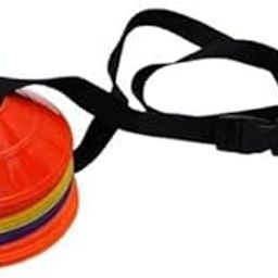 Soccer Mini Disc Cones | Mini Durable disc Cones. Comes with Carry Strap | Marker Cones 6 INCH for Soccer Cricket Track and Field Sports,Elementary Marker Cones (50)-picture-25