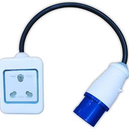 16 Amp Industrial Socket to 3 PIN Socket Converter | Electric Vehicle Charger | Bharat AC Charger | Car and Bike Converter (Waterproof)-53