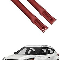 LOVMOTO Universal Car Gap Filler Organiser Car Seat Gap Filler, Car Seat Gap Organiser, PU Leather Car Accessories, Car Seat Console Side Pockets for Storage Comfortable With Kic-ks-image-99