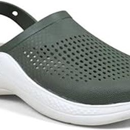 Men's Classic Casual Sports Clogs/Sandals with Adjustable Back Strap for Adult | Comfortable & LightWeight| Stylish & Anti-Skid| Waterproof & Everyday Use Mules for Gents & Boys..-image-40
