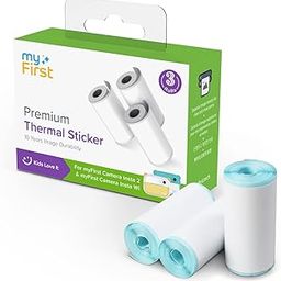 myFirst Camera Insta 2 Thermal Stickers - Animal Theme, Dark Image, Paper Material, Realistic Style, Instant Camera Sticker Refill for Kids-picture-11