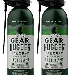 Gear Hugger Multipurpose Lubricant - Eco-Friendly (11 oz, Pack of 2), Rust Remover - Garage Door Lubricant Spray, Door Hinge Lubricant & Lock Lubricant - Plant-Based, No Petroleum, No PTFE-image-73