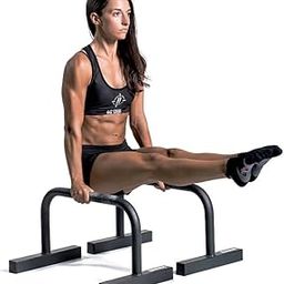 Body mechanics CALISTHENICS PROMAX IRON Parallettes - HEAVY DUTY, Push up bar (24 * 18 * 15 inc), Pushup Bar, Non-Slip bar, Yoga bar, Gymnastic Parallettes, calisthenics bar-1