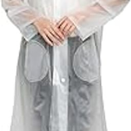 Raincoat For Women with Inbuilt Hood & Matching Carry Pouch | PVC Single Layered Longcoat | Durable & Lightweight Ladies Rainsuit-image-33