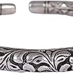 92.5 Sterling Silver Anklet for Women, Qurbat Chitai Detailed Ankle Kada, Well Stamped with 925, Handcrafted Oxidized Silver Ankle Kada-image-60