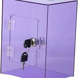 The STYLE SUTRA Acrylic Money Saving Box Locking Transparent Savings Jar for Kids Teens Dorm violet|Home & Garden | Household Supplies & Cleaning | Storage Boxes|1x Acrylic Money Saving Box-image-54