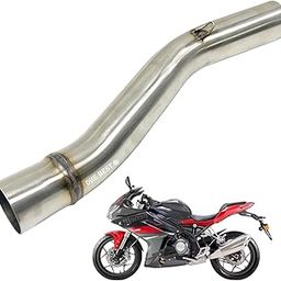 Dhe Best Bike New Stylist Stainless Steel Exhaust Bend Pipe Muffler Middle Pipe Suitable For Benelli TNT 300-image-23