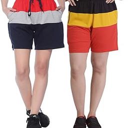 Women's Cotton Shorts (Pack of 2)-image-88