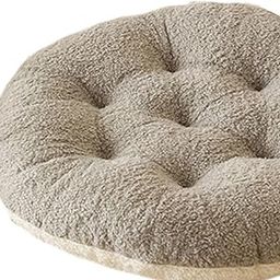 UJEAVETTE Hanging Chair Cushion Thick Garden Pod Chair Mat for Office Living Room Home Gray White-image-24