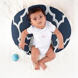 Wakefit Nursing Pillow for Breastfeeding & Baby Care | 5 in 1 Feeding Pillow with 100% Cotton Removable Cover | Super Soft & Machine Washable | Kiko-13