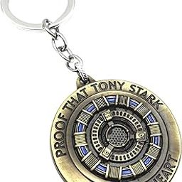Ironman Arc Reactor (Heart) Rotating Keychain (Pack of 1) Ironman fan gift I Ironman collectible I Marvel merchandise I Car Bike Home Keychain and Keyring for Men, Women, Boys, Girls-picture-15