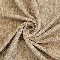 SB INDIA Plain Chenille Textured Unstitched Upholstery Material Fabric for Sofa Cover, Furnishing, Curtains, Cushions, Craft Decorative – 1 Meter (100cm x 140cm, Sand Color)-image-76