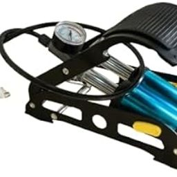 Volto Mart Double Cylinder Foot Pump for Car & Bike Tyres | Heavy Duty Air Tyre Inflator with Pressure Gauge | Portable Air Pump for Bicycle, Motorcycle, Balls & Air Mattress-image-45