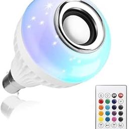 Ephemeral 12 Watt RGB - B22 Wireless Music With Bluetooth Speaker,Rgb Lights for room |Color Changing Disco lights for Home,Speaker Party Lights, Remote Controlled Wifi Led-29