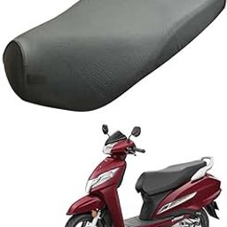 carbox,Campatibal with Activa 125 Bike Removable & Washable PU Leather Waterproof Single Bike Seat Cover for Honda Activa 125 (Black)-image-56