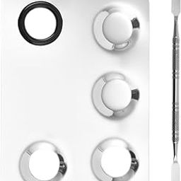 CALANDIS™ Makeup Mixing Tray 5 Wells Color Palette Container for Foundation Eye Shadow | Makeup Tools & Accs | Makeup Tools & Accessories | Makeup-48