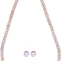 Gold-Plated Pendant Set for Women (Pink) | With Certificate of Authenticity AAA Quality-image-73