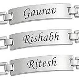 Personalized Rakhi Bracelet, Traditional Indian Festival Raksha Bandhan Gift for Brother (1)-image-2