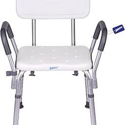Simon’s Portable Lightweight Bath Shower Chair with backrest and Side liftable Handles for Old People in The Bathroom-image-69