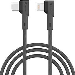 Portronics Konnect L 20W PD Quick Charge Type-C to 8-Pin USB Mobile Charging Cable, 1.2M, Tangle Resistant, Fast Data Sync(Grey)-6
