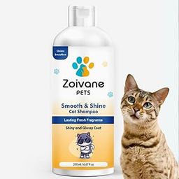 Smooth & Shine Cat Shampoo (200ml) | Nourishing Hair and Shiny Body Wash | Suitable for All Cat Types (Pack of 1)-picture-14
