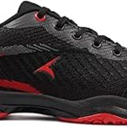 TRACER Men's Badminton and Pickleball Court Shoes, Lightweight Breathable Mesh Upper, Shock-Absorbing EVA Sole, Non-Marking Grip, Comfortable Indoor Sneakers for Speed and Agility Size 6 to 11UK-image-18