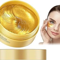 ZTOCOZ 60 Pcs Under Eye Mask for Dark Circles, Puffiness, Eye Bags, Wrinkles, 24k Gold Under Eye Patches for Puffy Eyes with Collagen - Skincare Eye Patch Treatment Masks for Women and Men-image-21