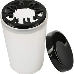 NAILWIND Nail Art Brush Cleaner Cup, Black Plastic, Multiple Size Slots, 8 Brushes, Screw Lid, UV Gel Pen, Acrylic Brushes, Cleaner Pot, 1 Pcs-picture-32