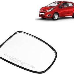 DD CUSTOM Right [Driver] Side View Sub Mirror Glass Plate for Chevrolet Beat-0
