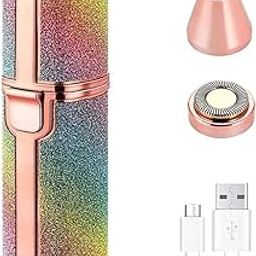 Multicolor 2 in 1 Women Face,Upper Lip,Remover Cordless 2in1 Eyebrow Shaver-image-4