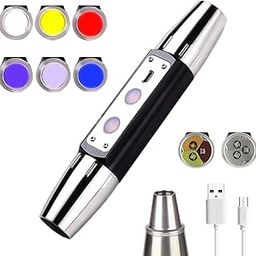 Hetkrishi Rechargeable USB 6 Led Expert Jade Appraisal Flashlight, Mineral Detection, Bacteria Detection Jade Flashlight, Gemstone Mineral Detection, Red,Blue,White,Yellow,Natural and 365nm UV Light-image-51