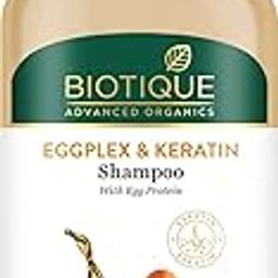 Biotique Eggplex & Keratin Shampoo for Thicker & Shinier Hair - Prevents Breakage, Gentle Cleanse | Protein Shampoo| For Men & Women - 300ml-32