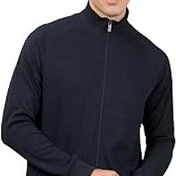 Super Combed Cotton Mens Jacket with Zipper & Pockets-image-18