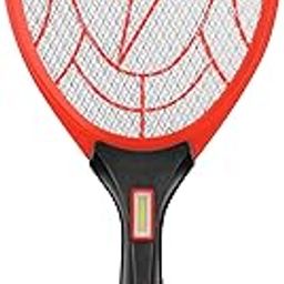 Longway Zappy Rechargeable Mosquito Killer Racket Built in COB Light | 3500V DC Voltage on The Net Mesh| Mosquito Bat | 1 Month Stand by 500mah Long Lasting Internal Battery (Black)-17