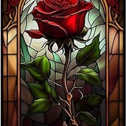 TREXEE Rose Diamond Painting Kits for Adults & kids,Rose DIY 5D Diamond Art Kits for Adults,Diy Diamond Paint By Numbers Kit Rose Gem Art Kits for Adults for Gift Home Wall Decor (16x12 inch)No Frame-image-85