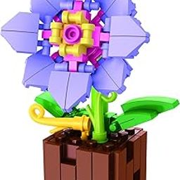 ThinkerPlace 8-in-1 Flowers Galsang Flower (111 Pieces) | Learn About Plant Kingdom | Building Block Set for Kids Age 6+ | STEM Educational Toy | Build, Collect & Create Flower Pen Stand-image-91
