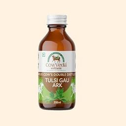 COWVEDA WELLNESS Tulsi Gau Ark Pure & Natural No preservatives - 200Ml Bottle Immunity Booster, Cold & Cough-picture-32