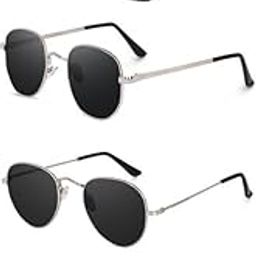 Unisex Combo offer pack of 4 shades glasses Square Sunglasses Rectangle Retro Vintage Narrow Women::Men Small Narrow Square Sun Glasses Combo offer pack of 4 TH-203-image-68