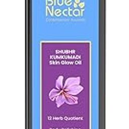 Blue Nectar Kumkumadi Body Oil for Glowing Skin | Moisturizing Body Oil for Dry Skin with Relaxing Aroma | Plant Based Body Oil for Women & Men (12Herbs, 200ml)-image-26