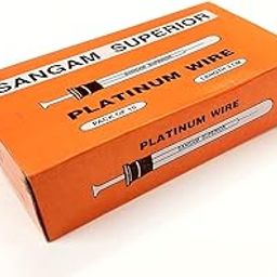 ERH India (Pack of 10) Platinum Wire for Chemistry Lab, School Project and Chemistry Experiment Platinum Wire Electrode-15